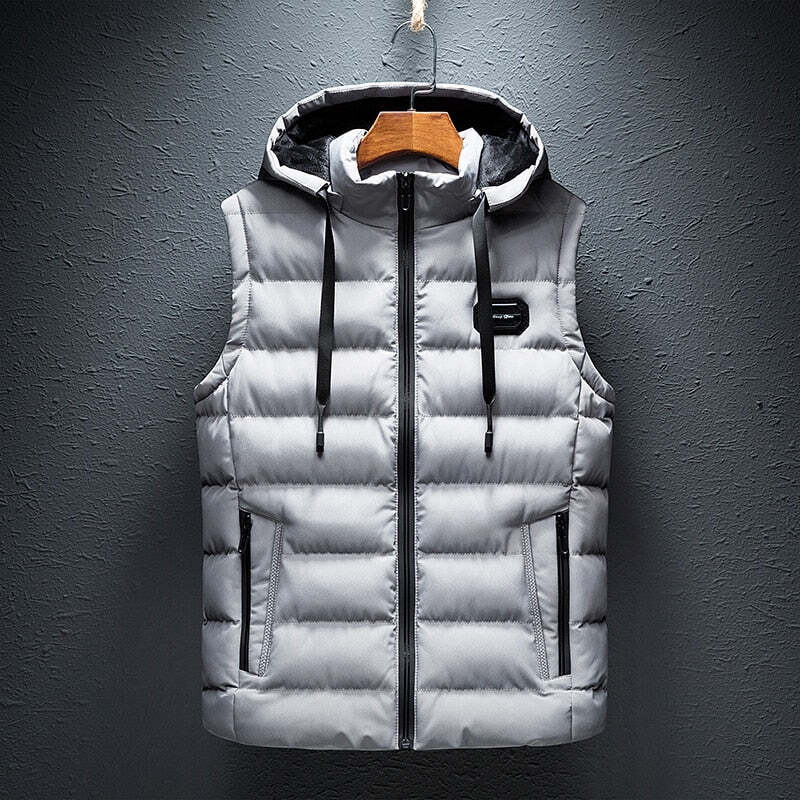 Agustin | Men's Winter Puffer Vest | Zip Up