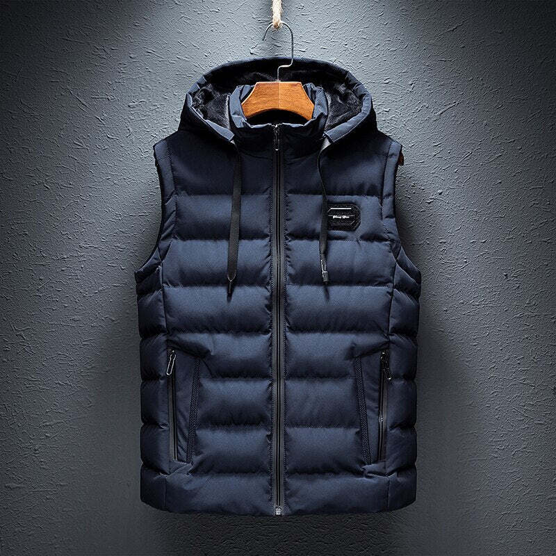 Agustin | Men's Winter Puffer Vest | Zip Up