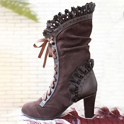 Daleyza | Women's Vintage High Heels Boots