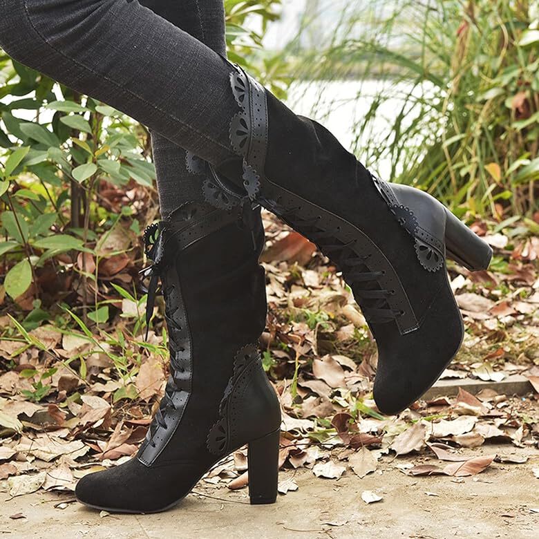 Daleyza | Women's Vintage High Heels Boots