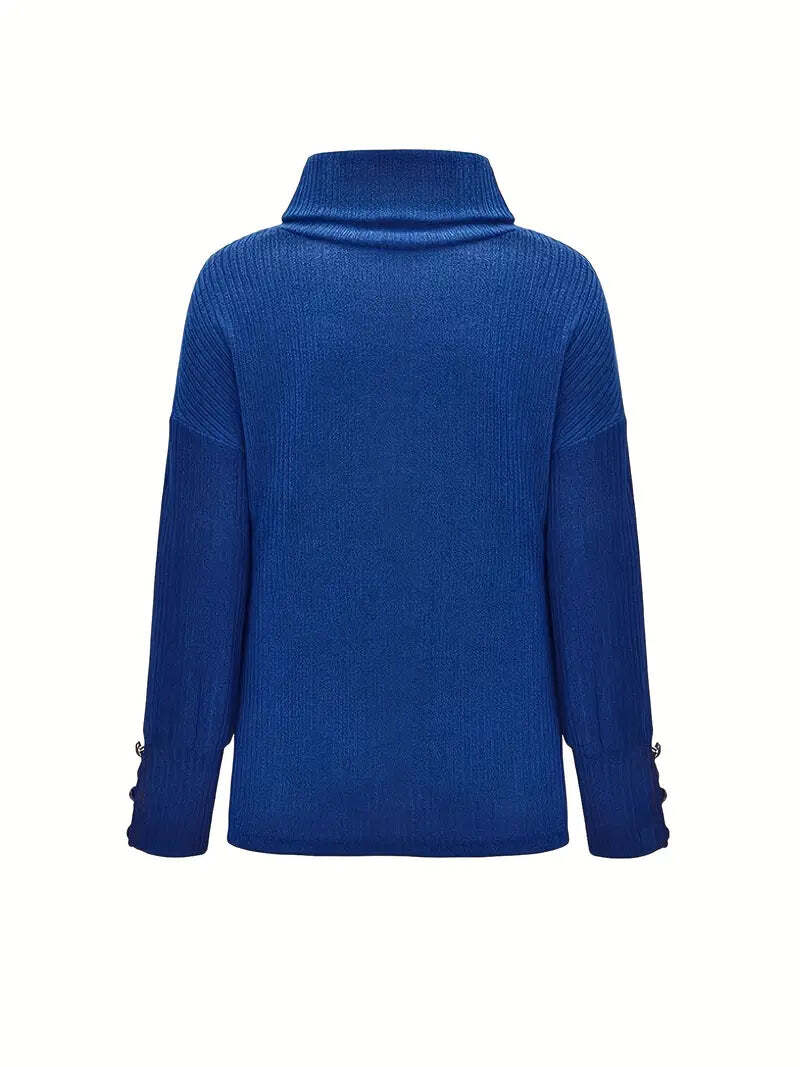 Adrianna | Women's Turtleneck Knitted Sweater