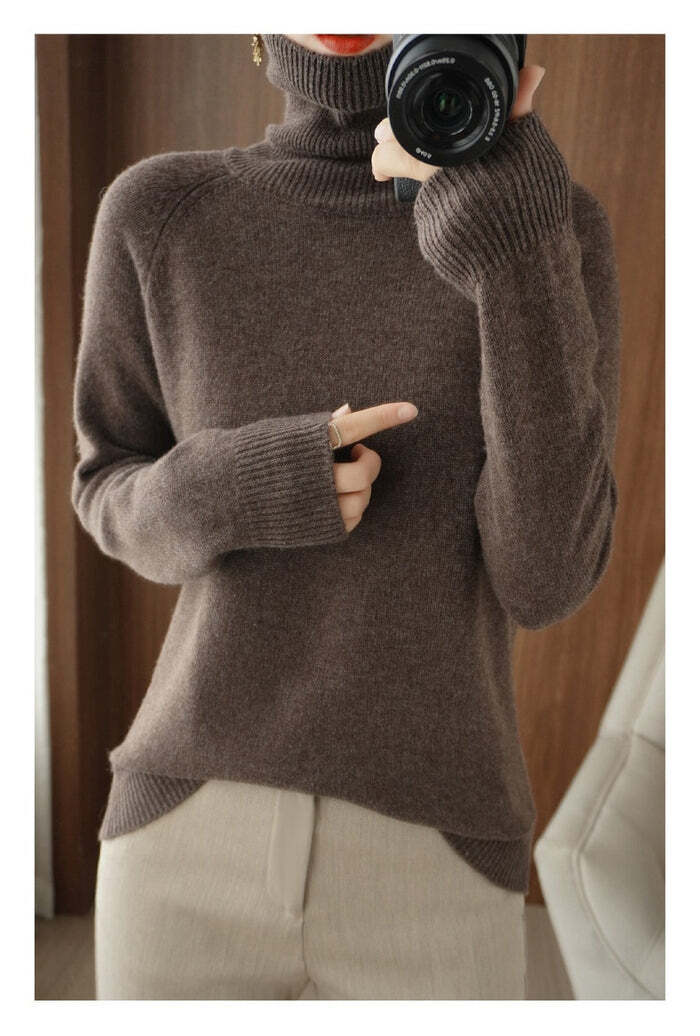 Julieta | Women's Turtleneck Sweater | Oversize