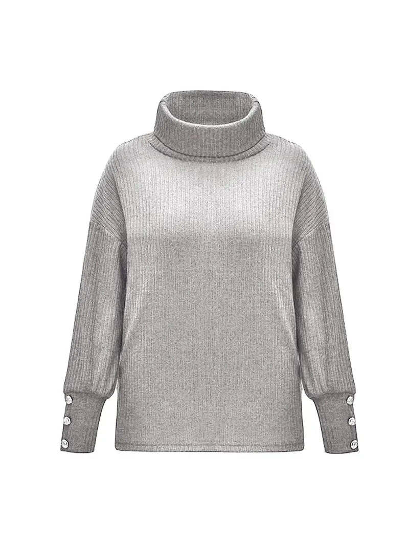 Adrianna | Women's Turtleneck Knitted Sweater