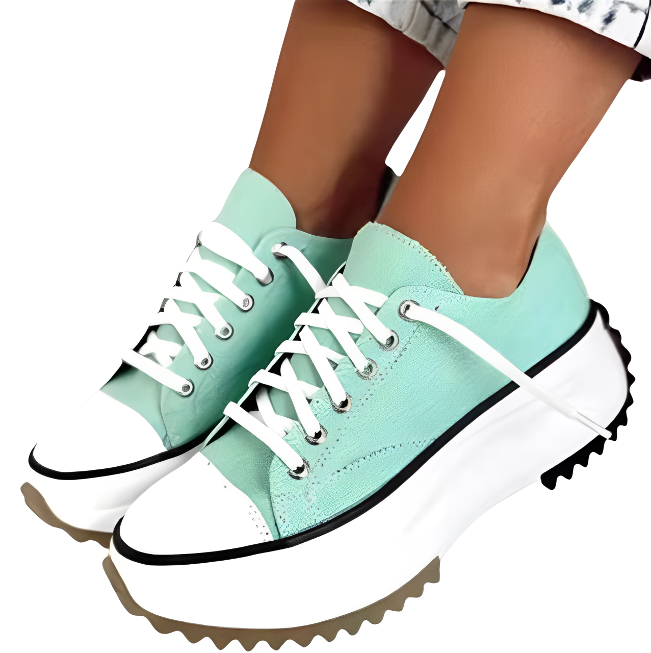 Luna - chunky canvas platform sneaker