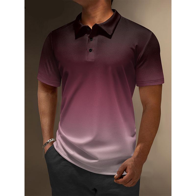 Men's Lapel Casual Short Sleeve POLO 36974982YM