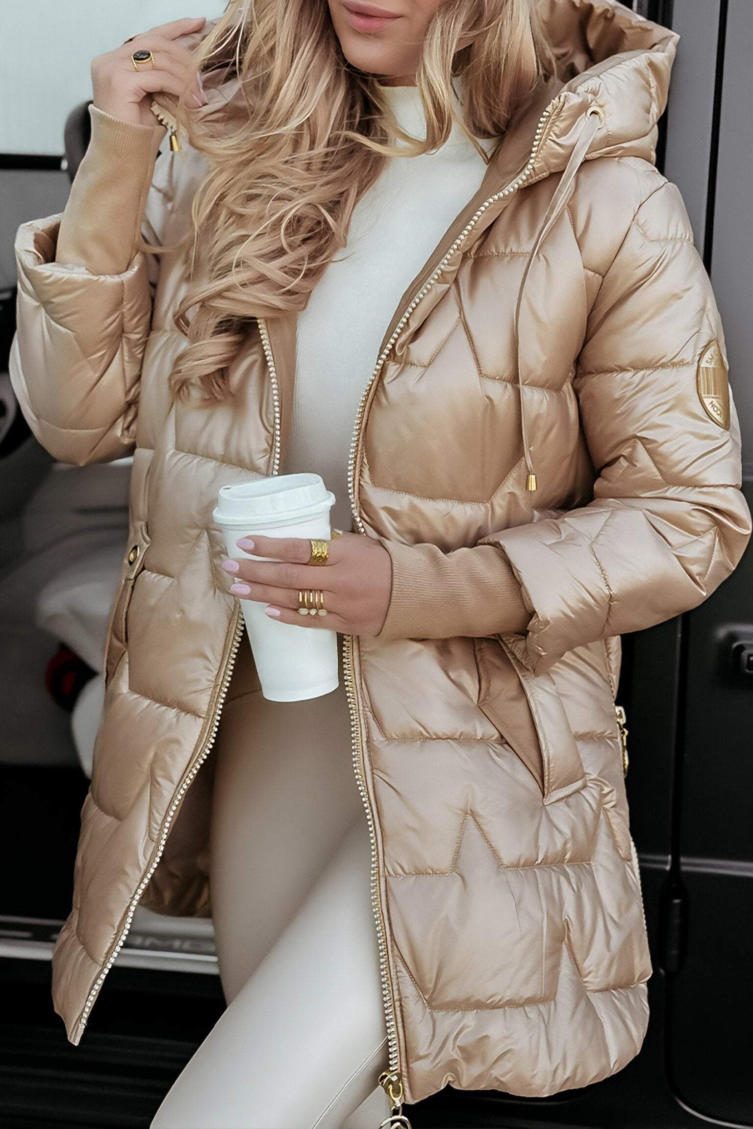 Clara | Women's Elegant Hooded Jacket - Chic & Comfortable