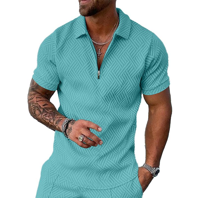 Men's Casual Short-sleeved POLO Shirt 10259963YM