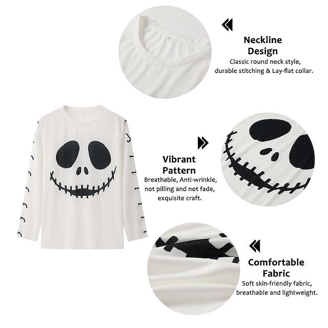 Men's Smiley Print Long Sleeve T-Shirt 75919422L