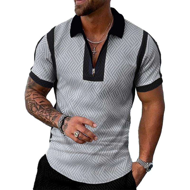 Men's Casual Short-sleeved POLO Shirt 10259963YM