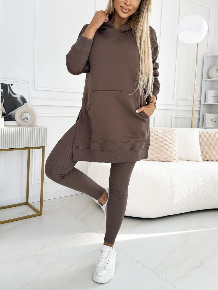 Nivienne | Elegant hoodie and legging set