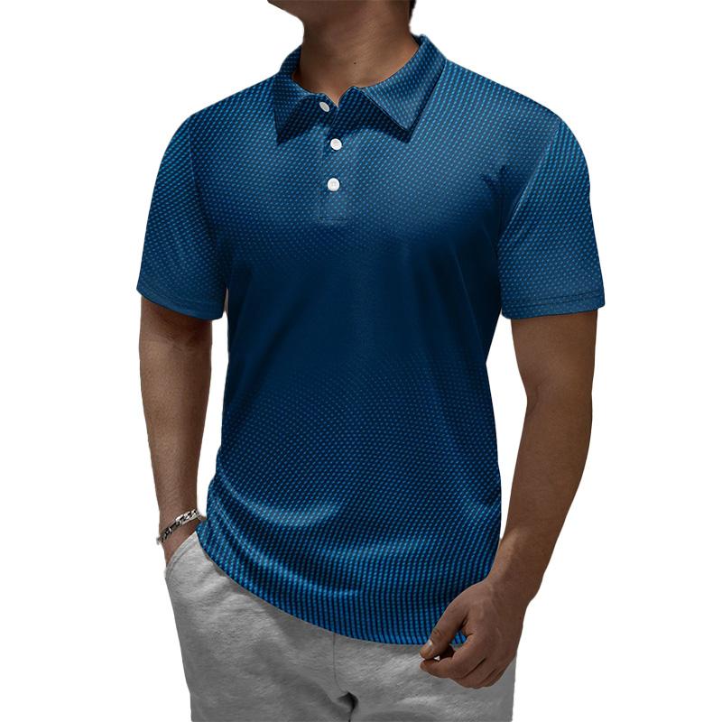 Men's Lapel Casual Short Sleeve POLO 41406939YM