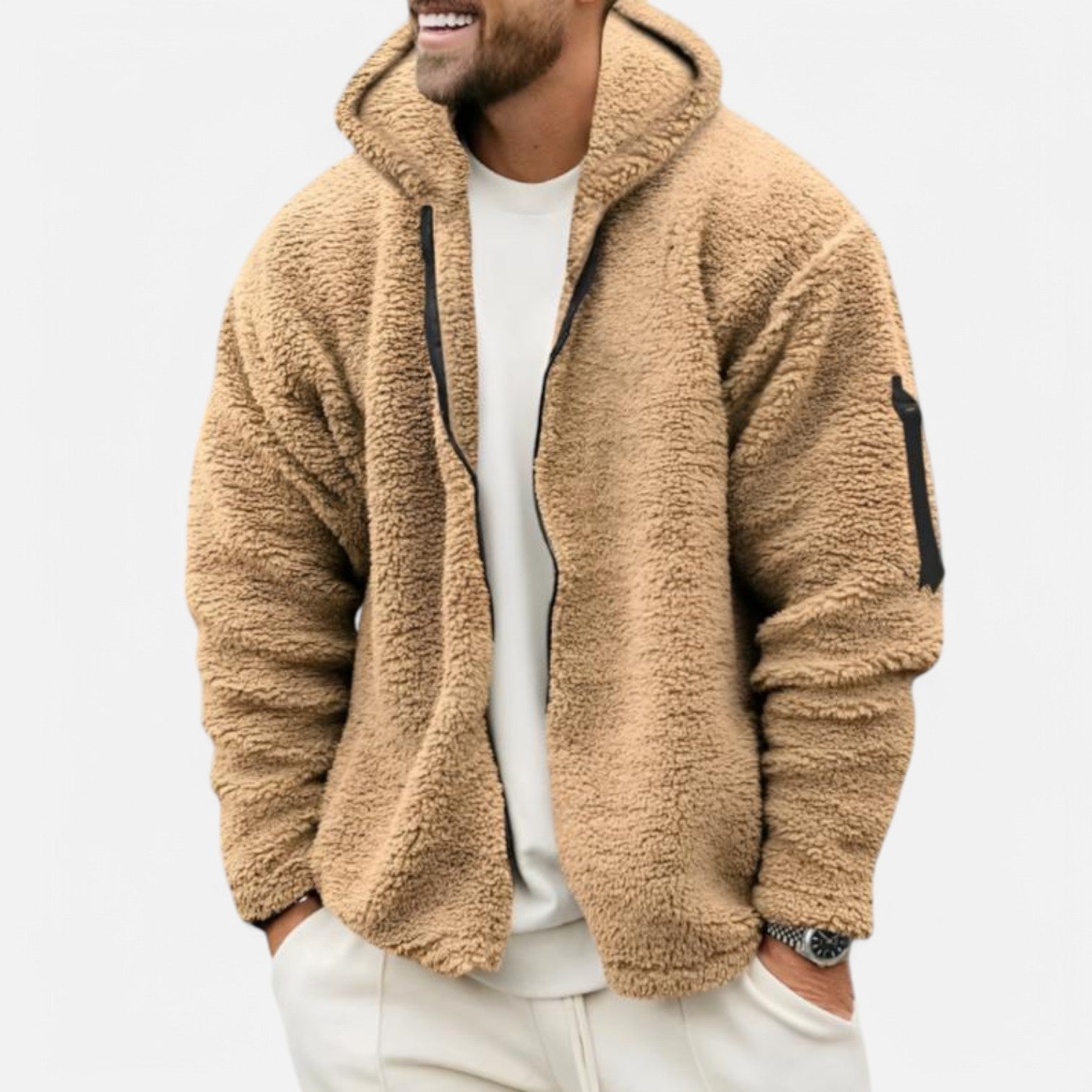 Monacogents | Double Fleece Hooded Jacket