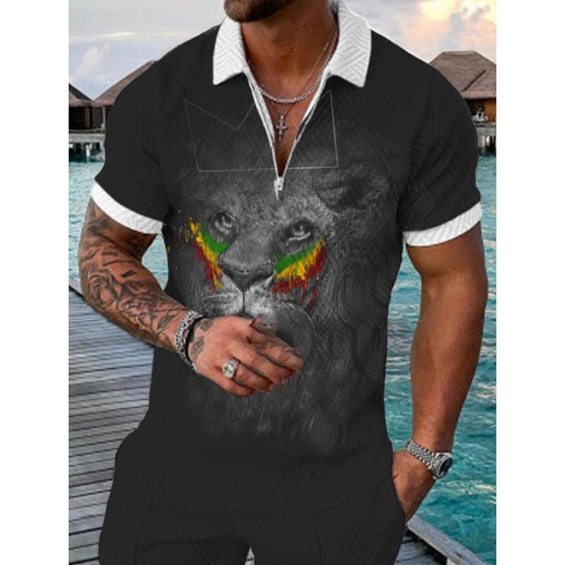 Men's Fashion POLO Short Sleeve T-Shirt 00796527YM