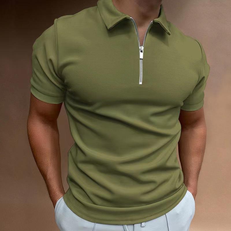 Men's Lapel Casual Polo Shirt 37643454L