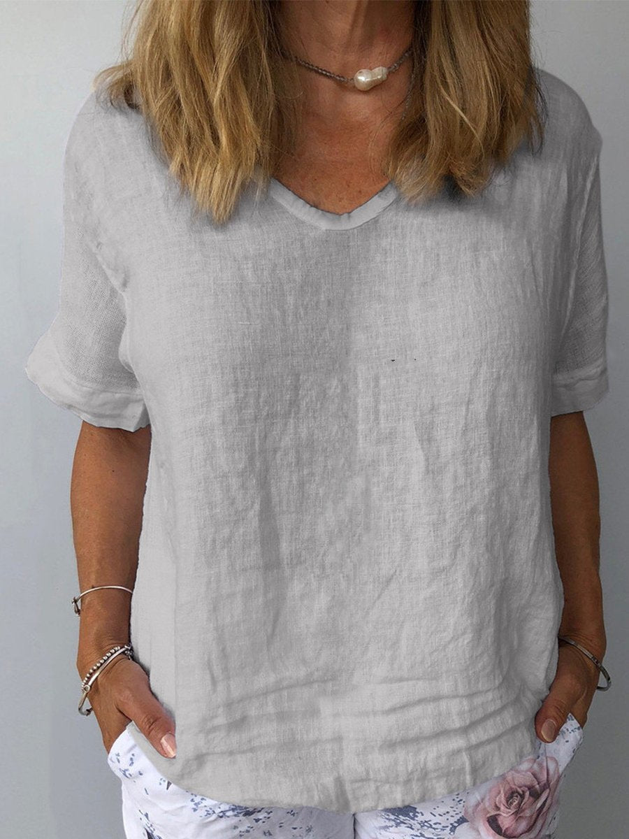 Women's Cotton & Linen  Casual Top