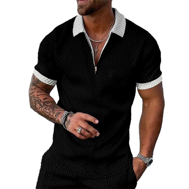 Men's Casual Short-sleeved POLO Shirt 10259963YM