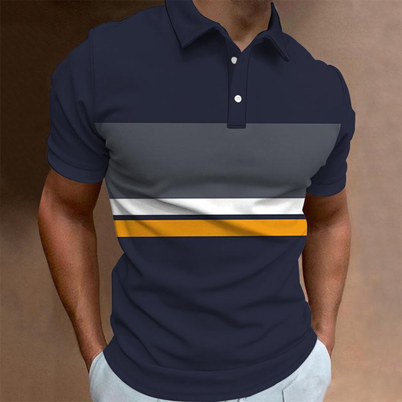 Men's New Short-sleeved POLO Shirt 13010132YM