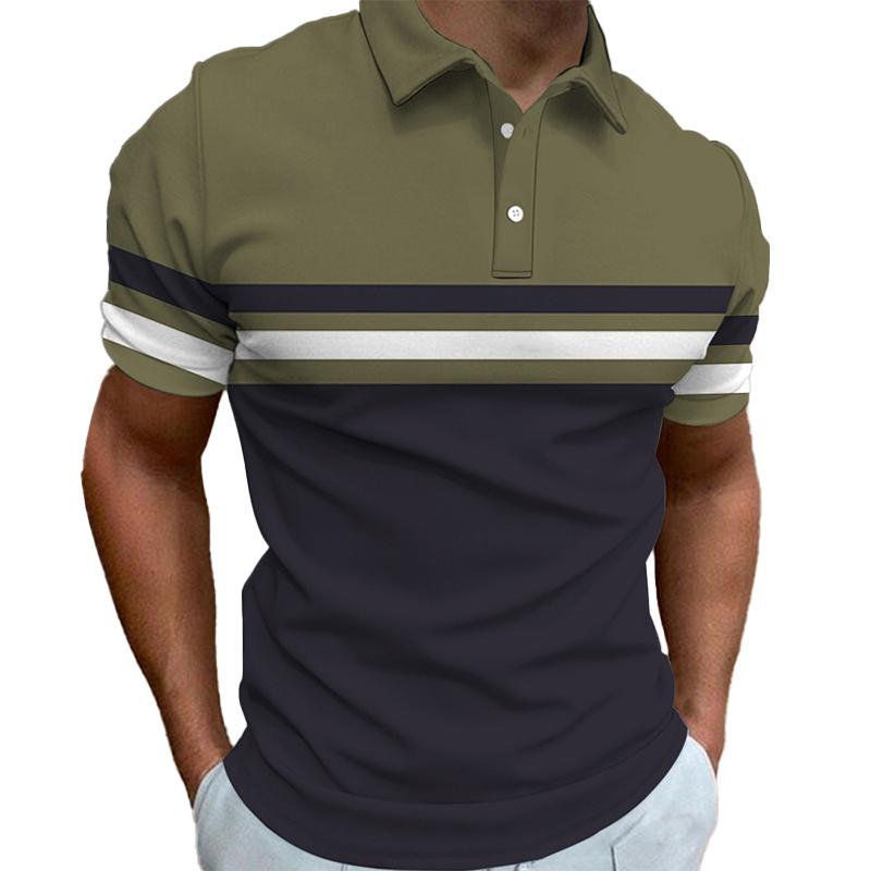 Men's New Short-sleeved POLO Shirt 13010132YM