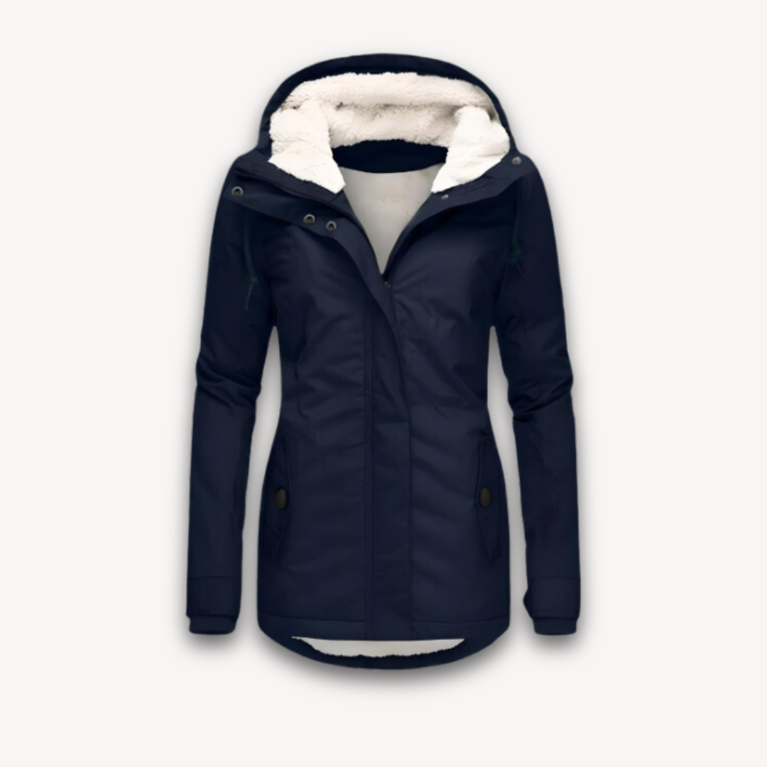 Loravelle | Women's Waterproof Winter Jacket with Faux Fur Lining