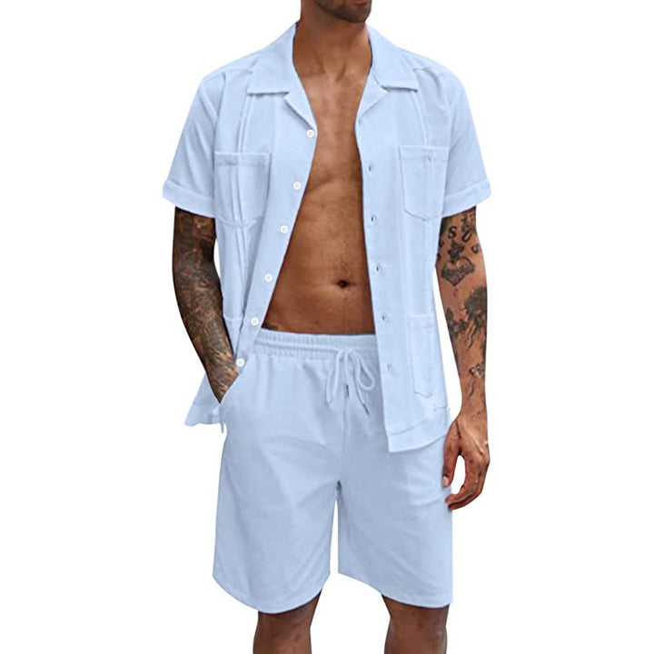 New Year's Eve - Stylish set for men: shirt & shorts