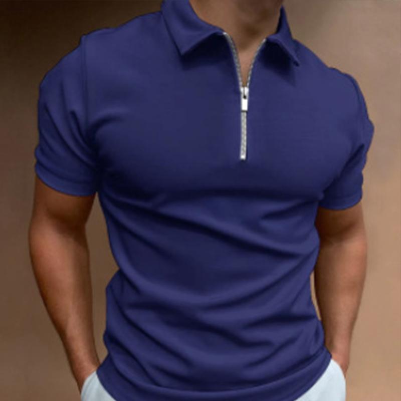 Men's Lapel Casual Polo Shirt 37643454L