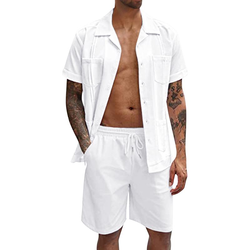 New Year's Eve - Stylish set for men: shirt & shorts