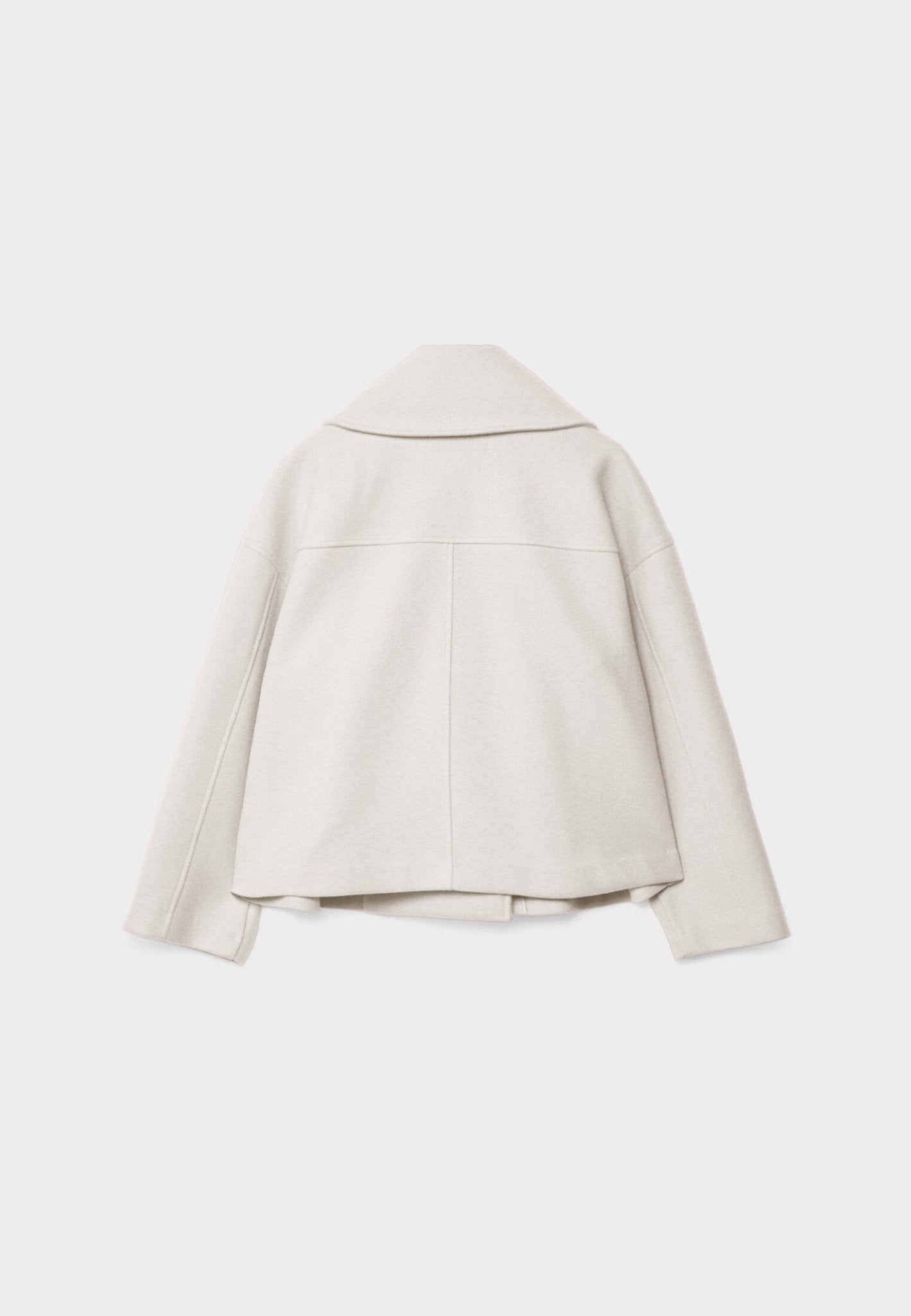 Short double-breasted jacket for women