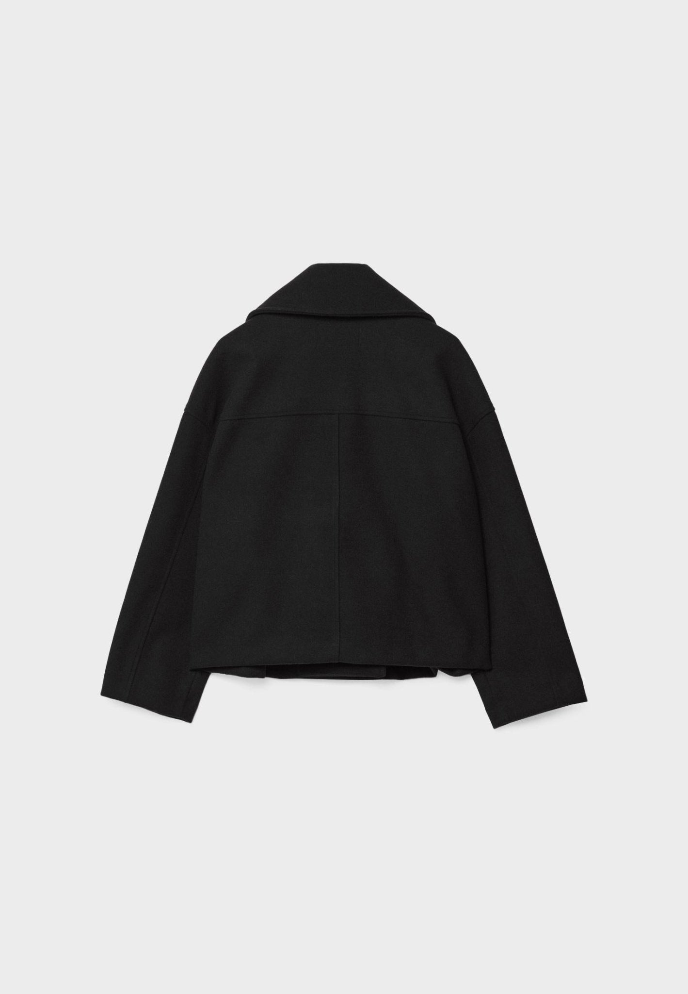 Short double-breasted jacket for women
