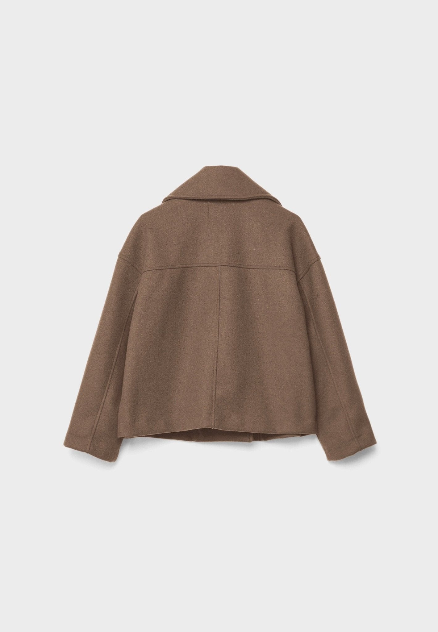 Short double-breasted jacket for women