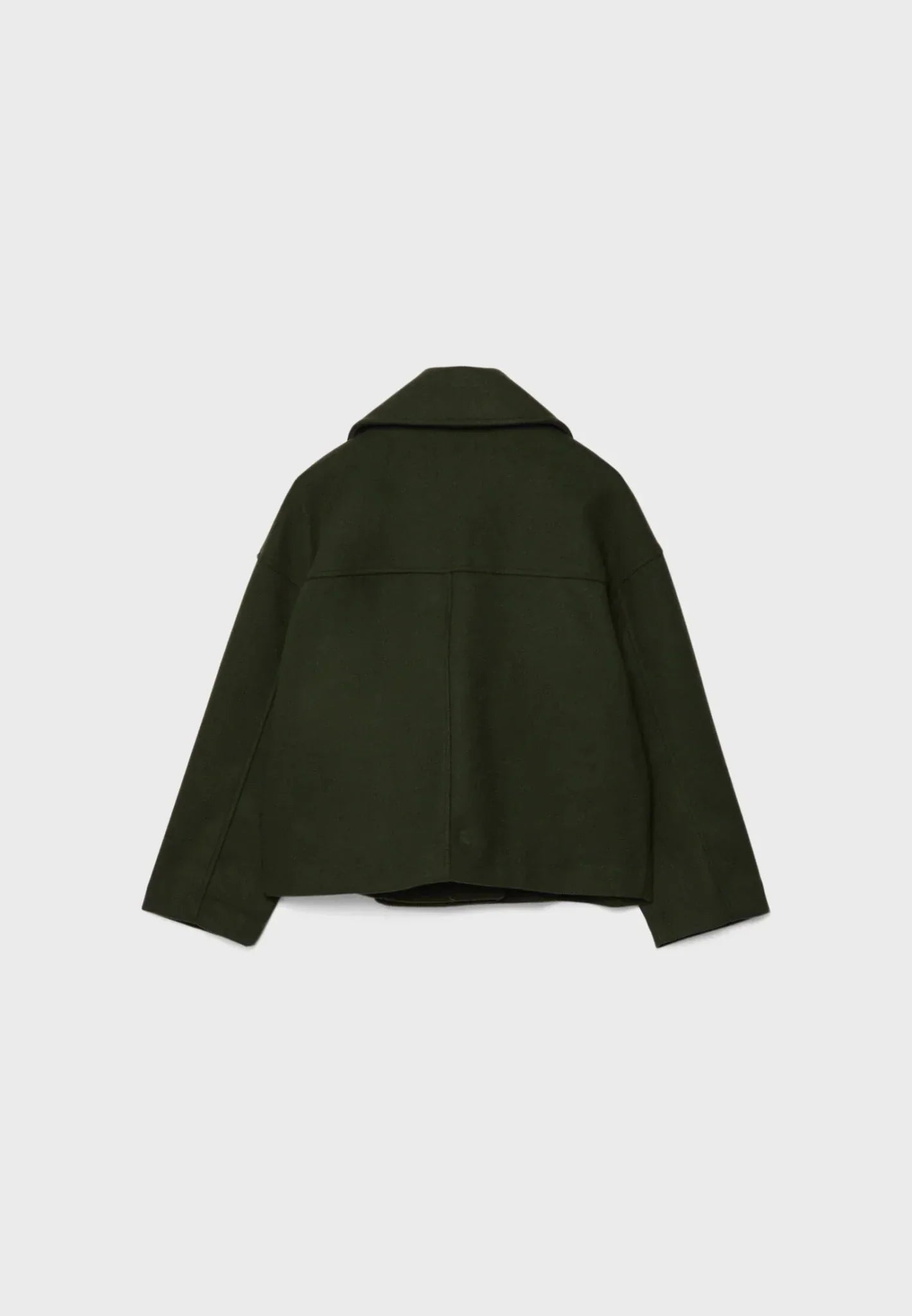 Short double-breasted jacket for women