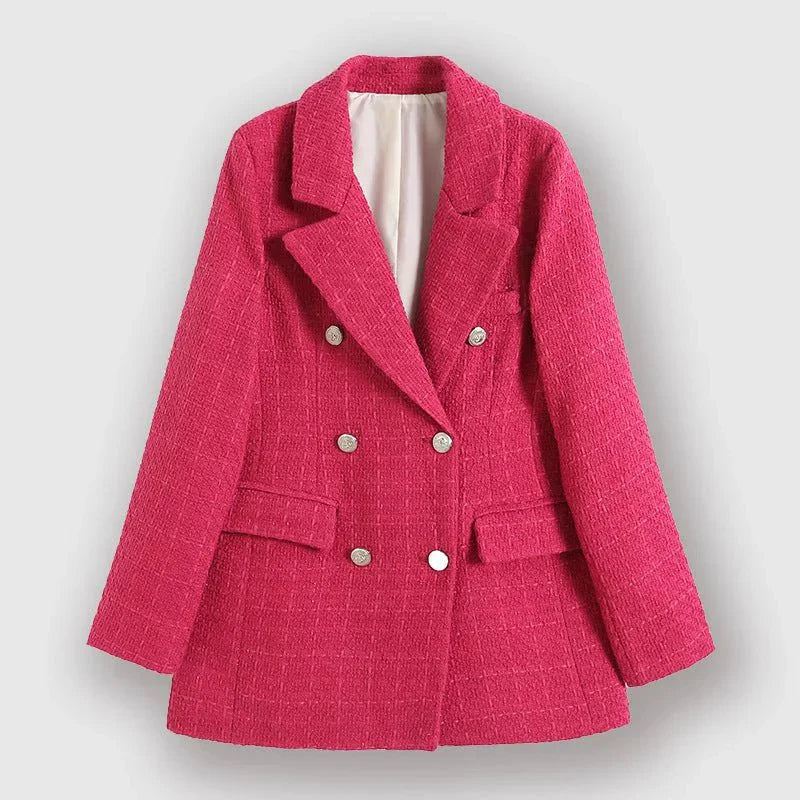 Tailored  tweed blazer for women