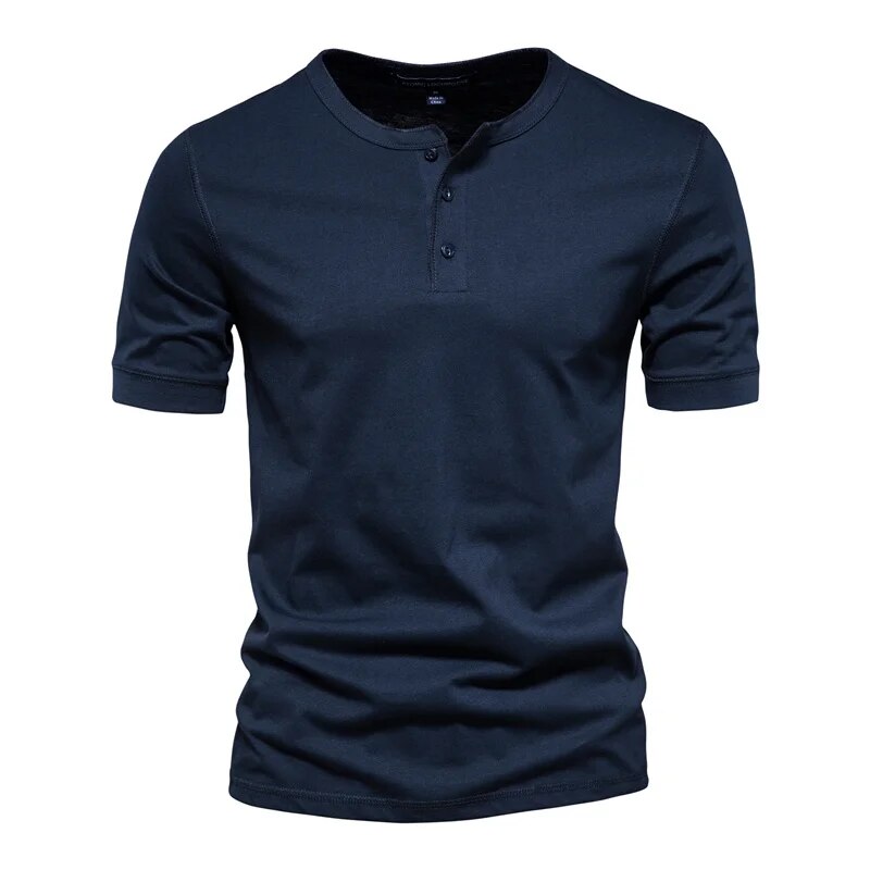 Maik - Stylish Cotton Men's Collar T-shirt